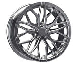ARC-VALENCIA 8018-05 8.0x18" -5x100 ET35 57.1 Hyper Black VALENCIA Jant (4 Adet)