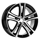 EMR-S1035-05 7.5x17" -5x100 ET35 73.1 Depp Black Diamond Gloss Jant (4 Adet)