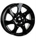 CMS-352-09 7.0x16" -5x112 ET45 57.1 Complete Matt Black Jant (4 Adet)