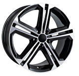 EMR-W7614-04 6.5x16" -5x100 ET35 57.1 Deep Black Diamond Gloss Jant (4 Adet)