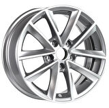 EMR-S1009-02 7.0x16" -5x114.3 ET35 66.1 Silver Gloss Jant (4 Adet)