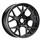 EMR-S1047-02 9.5x19" -5x112 ET45 66.6 Black Lip Diamond Jant (4 Adet)