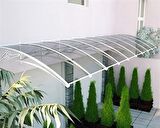 TF Prolüx Seri 15.15 Alüminyum Ayaklı Sundurma 150 X 150 Gri