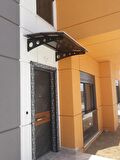 Metal Taşıyıcılı Kapı Üstü Pratik Sundurma 230x120 cm Md1
