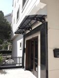 Metal Taşıyıcılı Kapı Üstü Pratik Sundurma 270x120 cm Md1