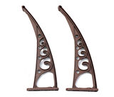 Pratik Sundurma Kapı Pencere Üstü 100x150 cm Kahve 6 mm Bronz Levha