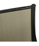 Kapı Üstü Pratik Sundurma 360 X 80 cm Siyah - Bronz