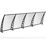 LOTUS Kapı Pencere Üstü Pratik Sundurma 70X480 - Şeffaf