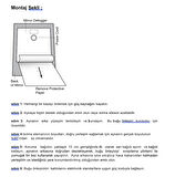 Ayna Buğu Önleyici Rezistans 110 V - 220 V AC  Dikdörtgen  30x50 cm