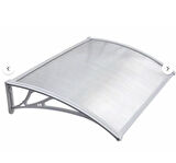 Kapı Üstü Pratik Sundurma 120 X 60 cm Gri