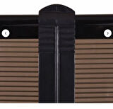 Kapı Üstü Pratik Sundurma 200 X 80 cm Siyah