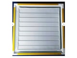 Beyaz Alüminyum 50x50 cm Menfez Banyo Havalandırma Menfezi