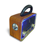 Güneş Panelli 19 cm 3 Bant Nostajik Usb Bluetooth Radyo  3016