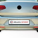 VW Passat B8 Arka Tampon Alt Çıtası 3 Prç Krom 2015 ve Sonrası