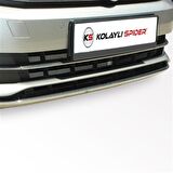 VW Passat B8 Ön Tampon Alt Çıtası 3 Prç Krom 2015 ve Sonrası