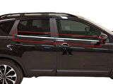 Nissan Qashqai J10 Cam Çıtası (+2) 4 Prç Krom 2007-2013