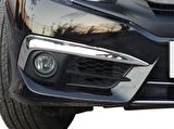 Honda Civic 10 Sis Farı Kaşı 2 Prç Krom 2016 ve Sonrası