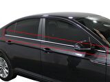 VW Passat B8.5 Cam Çıtası 4 Prç Krom 2019 ve Sonrası