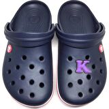 1 ADET CROC TERLİK SÜSLERİ JIBBITZ RENKLİ AKSESUAR K HARFİ