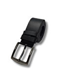 Hakiki Dana Derisi Düz Çelik Tokalı Erkek Kot Pantalon Kanvas Kemer 4.5 cm TarzSOSWAJG