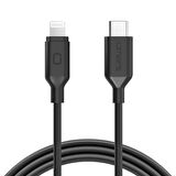 Omars Type-C to iPhone MFI Lightning Hızlı Şarj ve Data Kablosu Siyah 1 Metre
