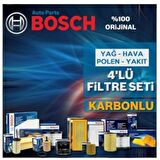 Toyota Corolla 1.4 D4D Bosch Filtre Bakım Seti 2005-2006 4Lü Karb 553049794