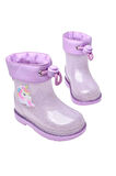 İGOR W10339 BIMBI UNICORNIO GLITTER 212-MALVA ÇOCUK YAĞMUR ÇİZMESİ