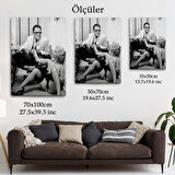 Marilyn Monroe ile Arthur Miller Duvar Tablosu-6063