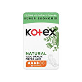 Kotex Naturel Dörtlü Normal 20'Li 3 Adet