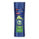 Clear Samp.&Dus Jeli 350ml Men Yaglanma Karsiti 3 Adet