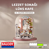 Balody Lezzet Sokağı Serisi – Lüks Kafe (BL21319) – Mini Blok Yapı Oyuncakları Seti
