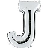 FOLYO BALON J HARF GÜMÜŞ 102CM