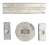 Mercury alüminyum tutya seti 75-80-90-115 EFI için 4 parçalı set
