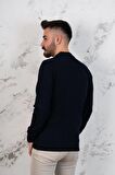 SLİMFİT YARIM BALIKÇI ERKEK TRİKO SPOR KAZAK
