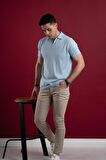 WOOLEN WORLD YAKALI REGULAR FİT ERKEK TRİKO T-SHİRT