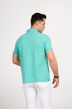 TAŞ YIKAMA REGULAR FİT LACOST KUMAŞ POLO YAKA PAMUKLU ERKEK T-SHİRT
