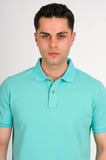 TAŞ YIKAMA REGULAR FİT LACOST KUMAŞ POLO YAKA PAMUKLU ERKEK T-SHİRT