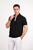 REGULAR FİT FERMUARLI POLO YAKA PAMUKLU ERKEK T-SHİRT