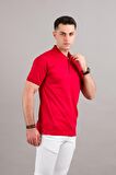 NEHİR by Faruk Ülker Polo Yaka Çıt Çıtlı Merserize Süperfine Cotton Erkek T-Shirt 