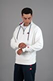 PAUL MARTİN 3 İPLİK DİK YAKA FERMUARLI CEPLİ SWEATSHİRT