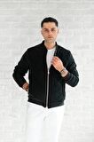 SİR MEVSİMLİK REGULAR FİT FERMUARLI ERKEK KAPİTONE MONT