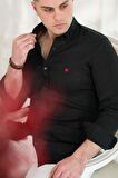 PAUL MARTİN CANADİAN HAM KETEN YAKA DÜĞMELİ YAZLIK ERKEK GÖMLEK