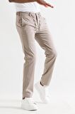 Ecer Slimfit Beli Lastikli İplikli İnce Yazlık Kumaş Jogger Pantolon