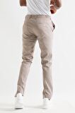 Ecer Slimfit Beli Lastikli İplikli İnce Yazlık Kumaş Jogger Pantolon