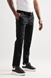 Slimfit Beli Lastikli Ve İplikli Polyamid Hafif Parlak Kışlık Kumaş Erkek Jogger Pantolon