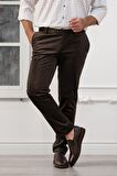 Apartro Regular Fit İnce Fitilli Boru Paça Yan Cep Kalın Kumaş Kadife Pantolon