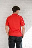 Microfilament Kumaş Fermuarlı Polo Yaka Slimfit T-shirt