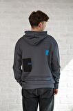 Kapşonlu Baskılı Regular Fit 2 İplik Erkek Sweatshirt