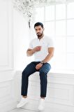 Paul Martin Fermuarlı Polo Yaka %100 Pamuk Regular Fit T-shirt