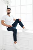 Paul Martin Fermuarlı Polo Yaka %100 Pamuk Regular Fit T-shirt